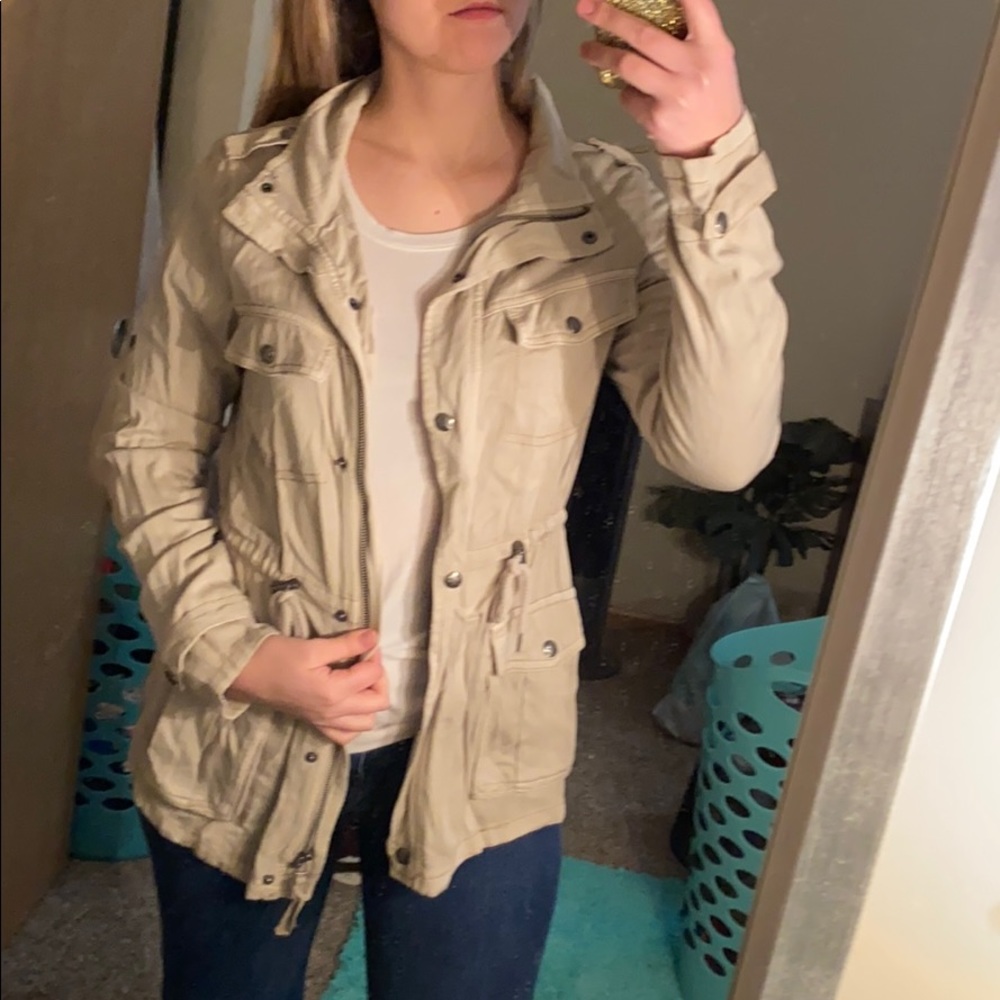 Tan Cloth Jacket